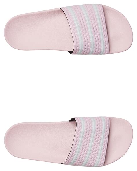 adidas adilette vrouw|Adidas pink Adilette slides.